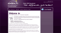 Desktop Screenshot of extech2000.co.uk